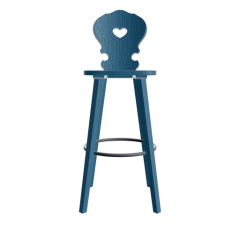 BA 2 F Barhocker Esche blau